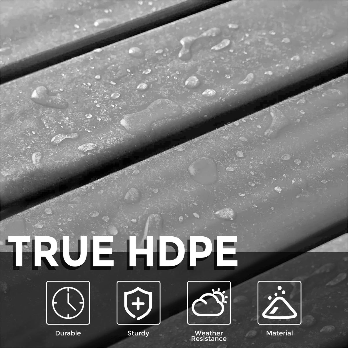 GardenStar maintenance-free design with simple soap and water cleaning