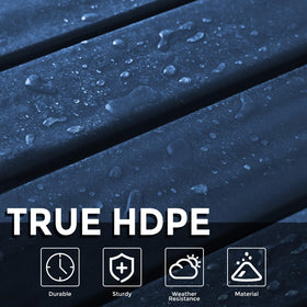 Gardenstar easy maintenance outdoor table cleans with soap and water