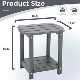 GardenStar HDPE material offers weatherproof durability for year-round use