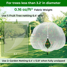 Garden Tailor barrier blocks birds and squirrels from berries and tomatoes.
