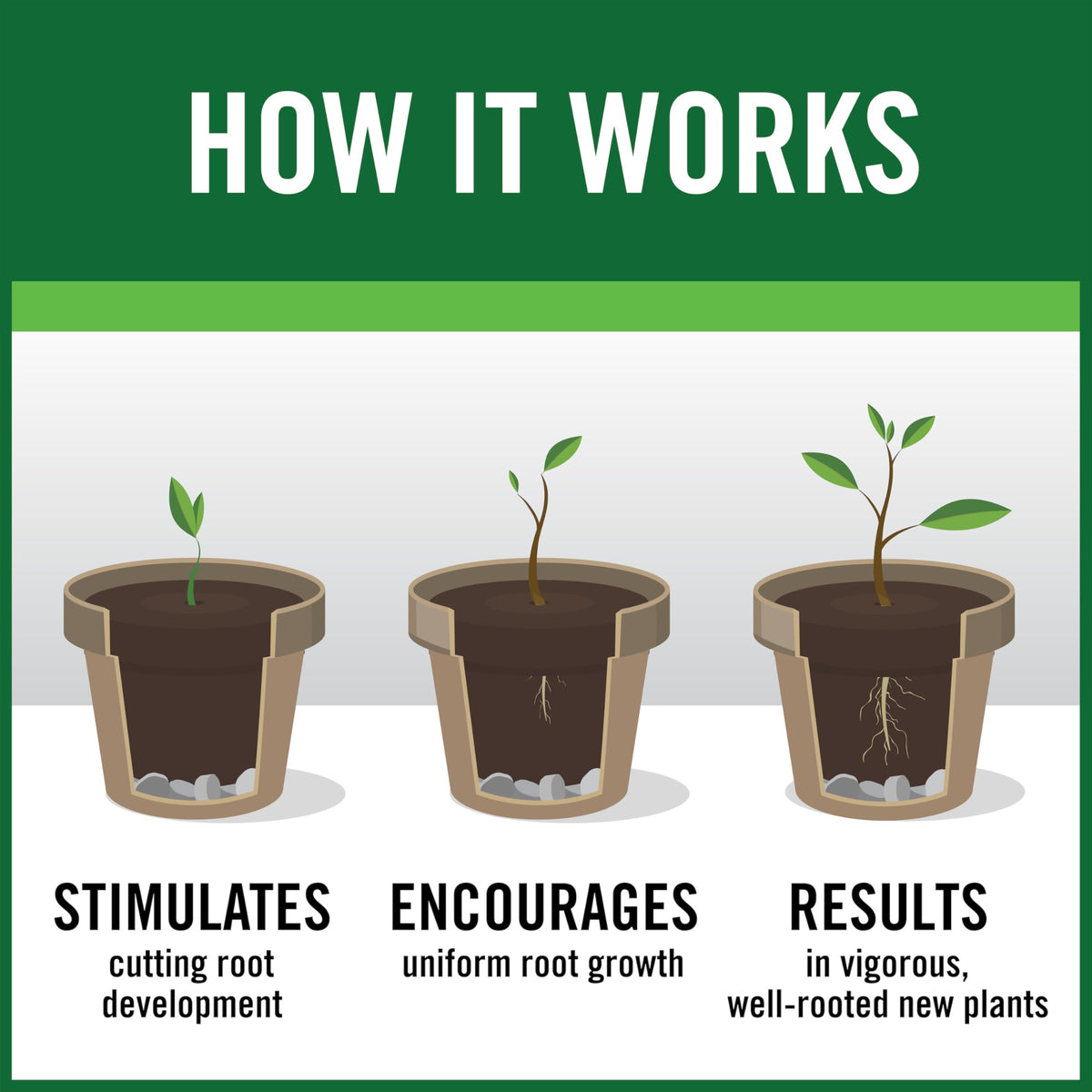Gardentech RootBoost for indoor and outdoor plant propagation.