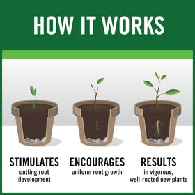 Gardentech RootBoost for indoor and outdoor plant propagation.