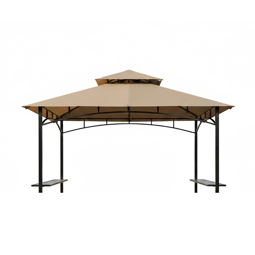 Garden Winds custom-fit canopy top for Aldi Belavi gazebo provides snug outdoor shade