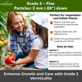 Gardenwise Vermiculite serves mushrooms like shiitake and oyster as a natural growth medium.