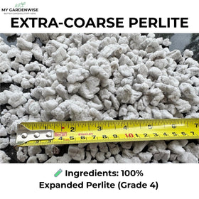 GARDENWISE perlite as soil amendment for heavy soils and pots.