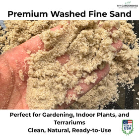 GardenWise succulent sand improves drainage and prevents overwatering for succulents and cacti.