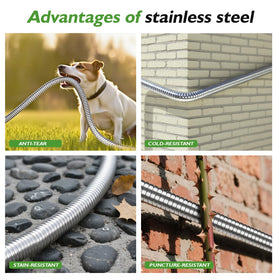 GARDENWORK brass connectors ensure leak-proof performance at every connection.