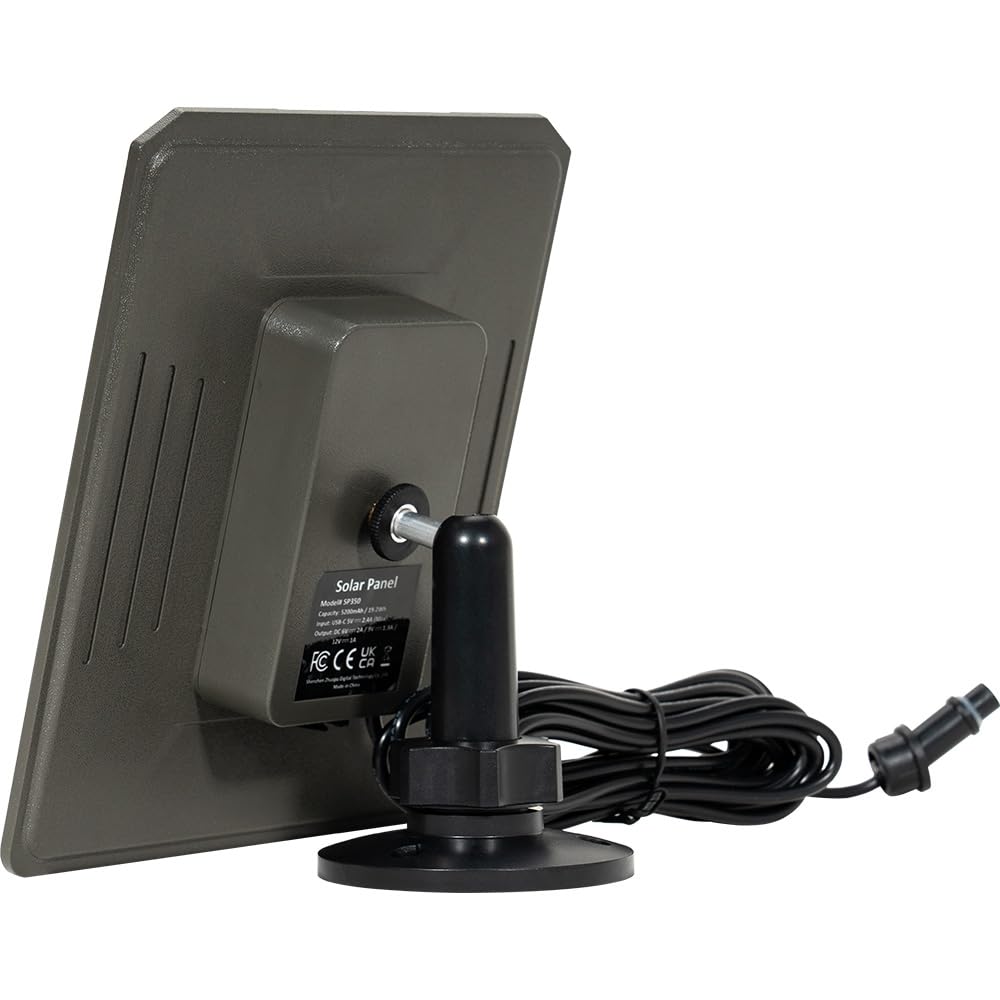 Built-in 5200mAh battery stores solar energy for sustained 12V output.
