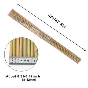 Gardgue bamboo stakes lift vines for better sun exposure and air circulation.