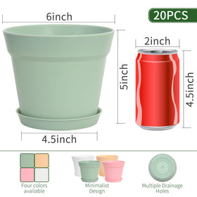 GARDIFE pots with matte finish ideal for modern interiors and herb gardens.