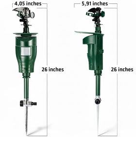 Gardigo Water Jet Animal Repellent batteries included for immediate installation