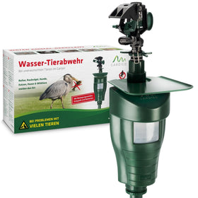 Gardigo Water Jet Animal Repellent front view ready to deter garden intruders