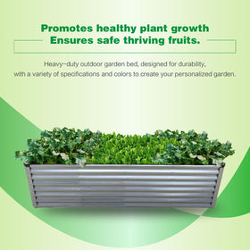 GARDMAX 0.8mm galvanized material offers longevity in the garden.