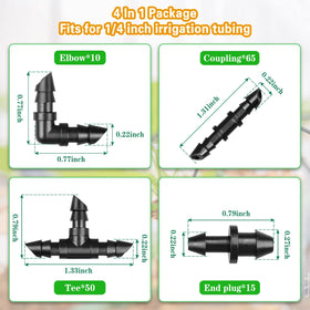 Gardrip 65 couplings ensure secure, leak-free tube connections.