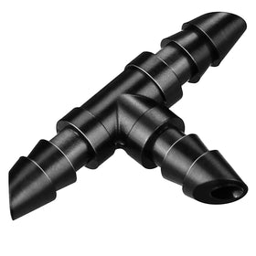 Gardrip barbed tee fitting for reliable 1/4 inch drip irrigation connections.