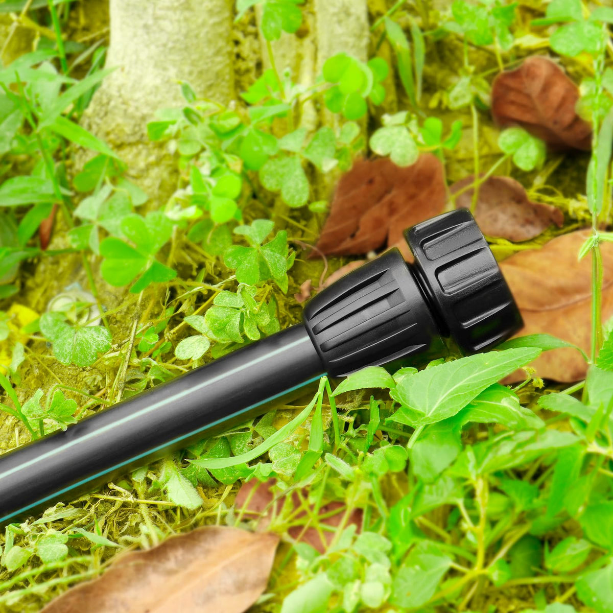 Gardrip durable plastic construction withstands outdoor conditions.