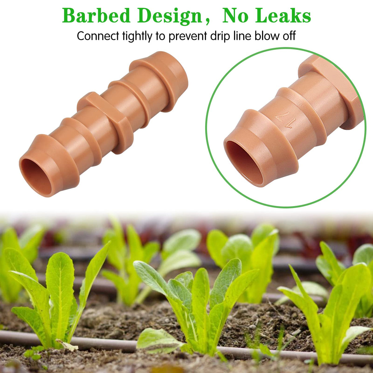 Gardrip durable UV-resistant plastic ensures long-lasting garden irrigation performance.