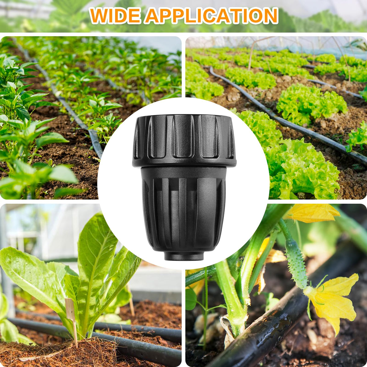 Gardrip 6-piece pack supports versatile garden irrigation layouts.