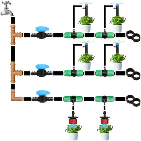 Gardrip packaged irrigation valves display showing a convenient 5-pack for projects
