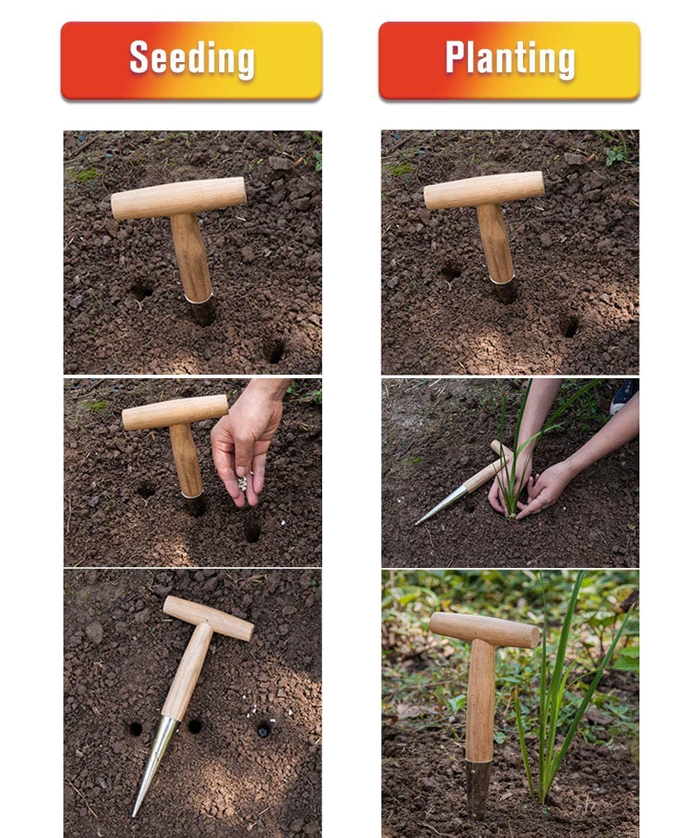 Gardtech dibber lightweight construction enables easy planting