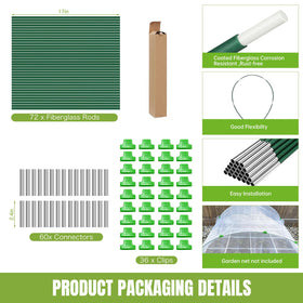 All-season plant protection using row covers and netting with Gardynex.