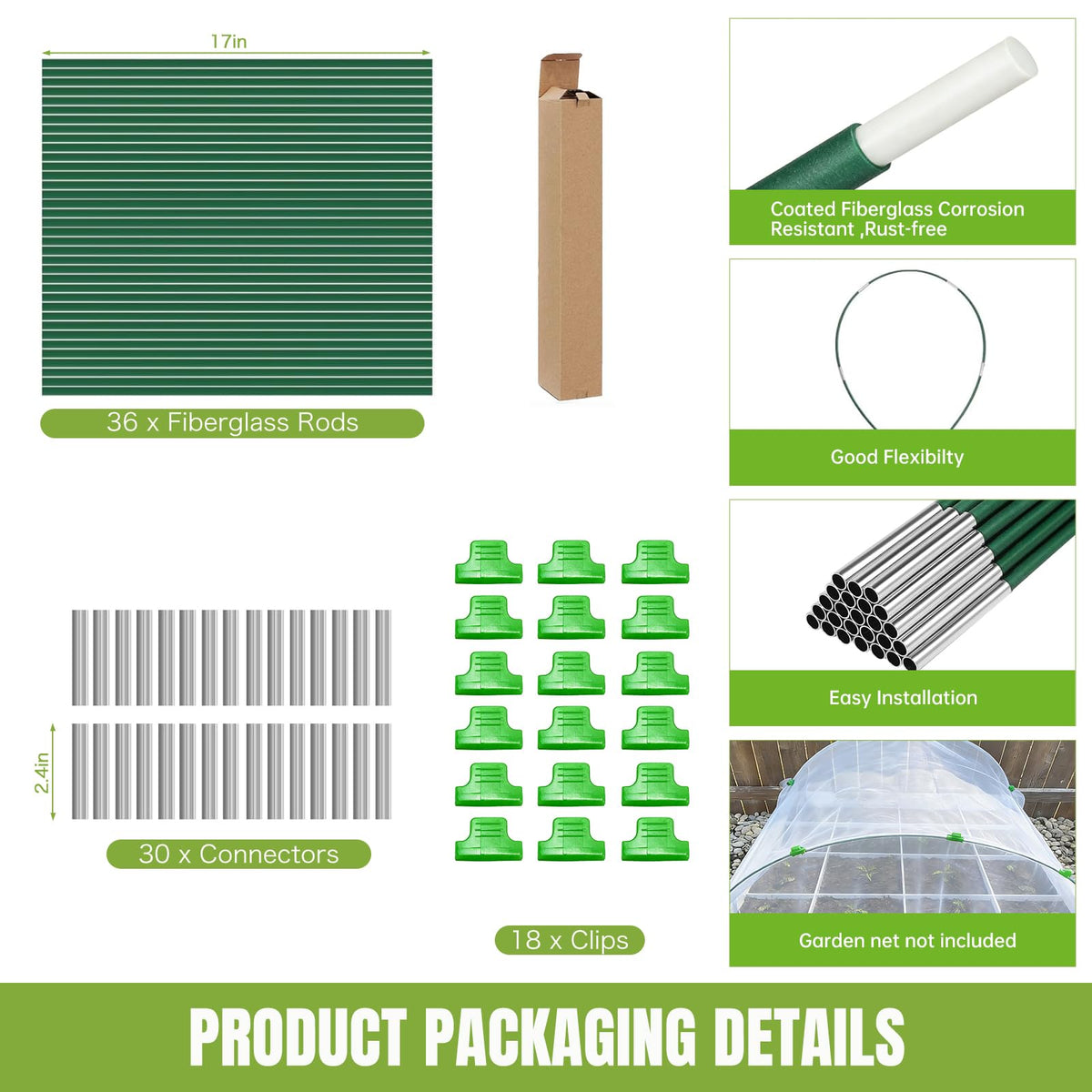 Gardynex all-season protection netting for crops