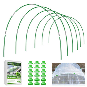 Gardynex netting kit 10x20ft ultra-fine mesh protecting vegetables from pests while allowing sunlight.
