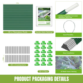 Gardynex kit adapts from patio planters to orchard rows.