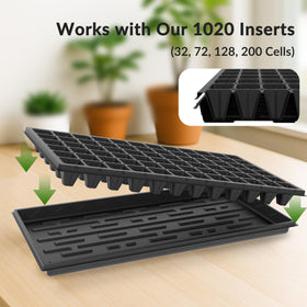 Gardzen 1020 trays easy to clean and stack for neat storage