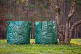 Gardzen 132-gallon leaf bags ideal for leaves and grass clippings.
