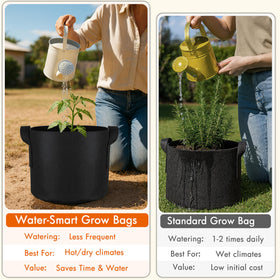 Gardzen grow bag featuring reinforced stitching for durable outdoor gardening