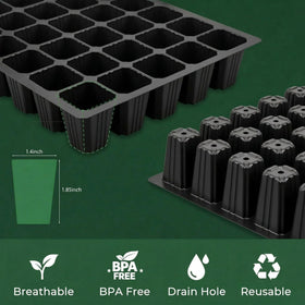 Gardzen 15 x 9 inch propagator kit fits small spaces