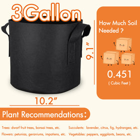 Gardzen 300g thickened fabric close-up highlighting durability for grow bags.