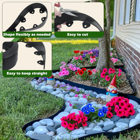 Gardzen 3-inch tall border provides visible separation without overpowering garden features.