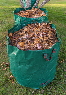 Gardzen bag diameter of 26 inches accommodating bulky debris