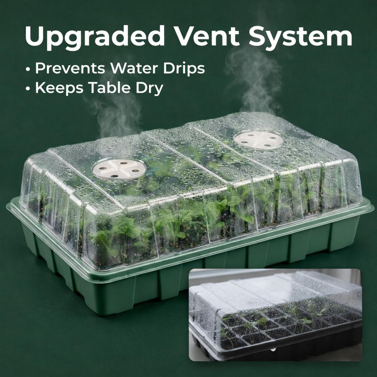 Gardzen 40-cell tray ideal for growing multiple vegetables and flowers.
