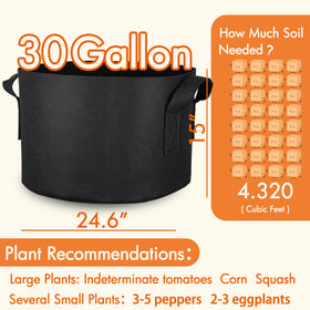 Gardzen aeration fabric pots root-pruning benefits shown in close-up