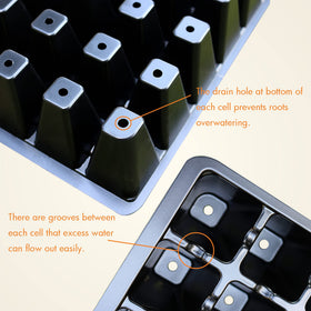 Gardzen base tray catches excess water and keeps surfaces clean