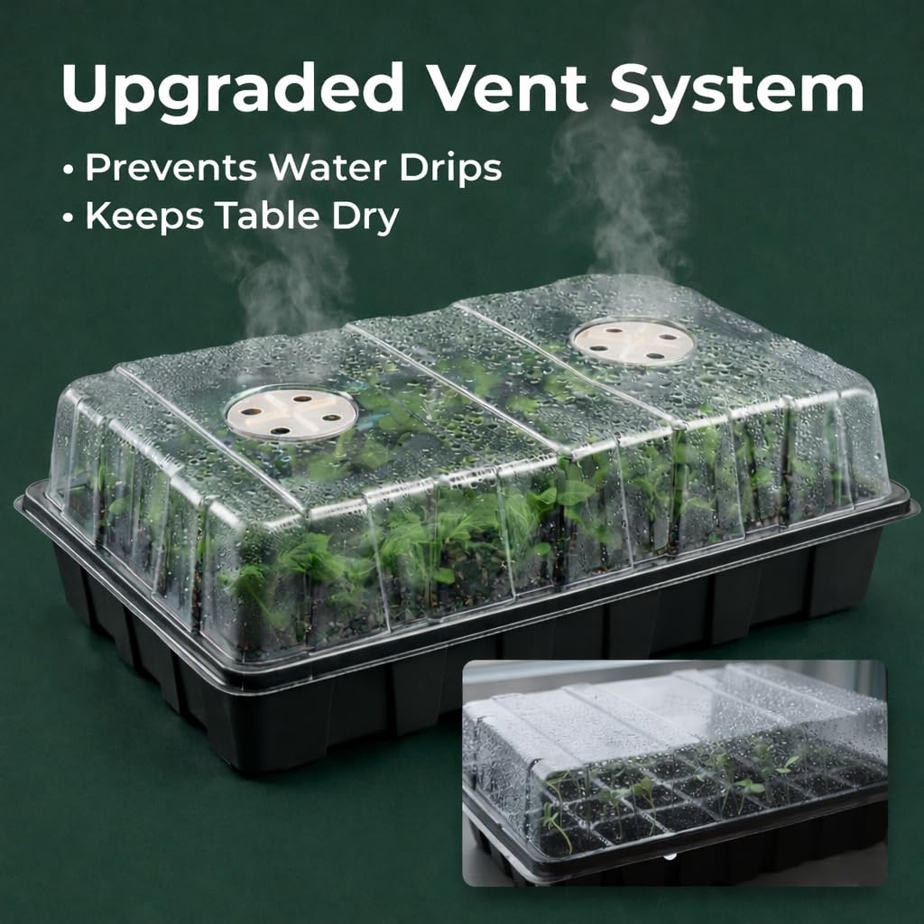 Gardzen clear dome lets you watch moisture and growth