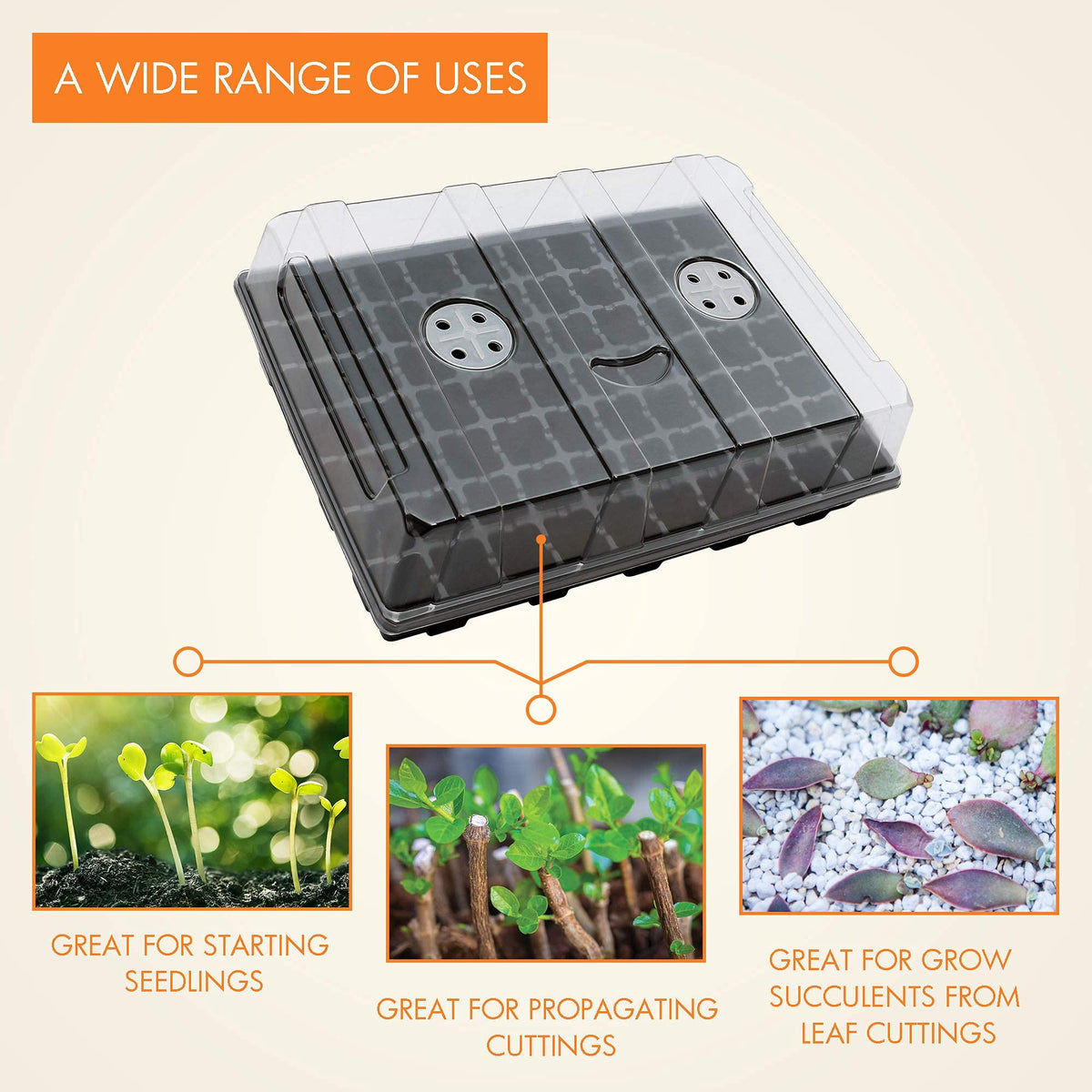 Gardzen clear dome lets you monitor growth without opening
