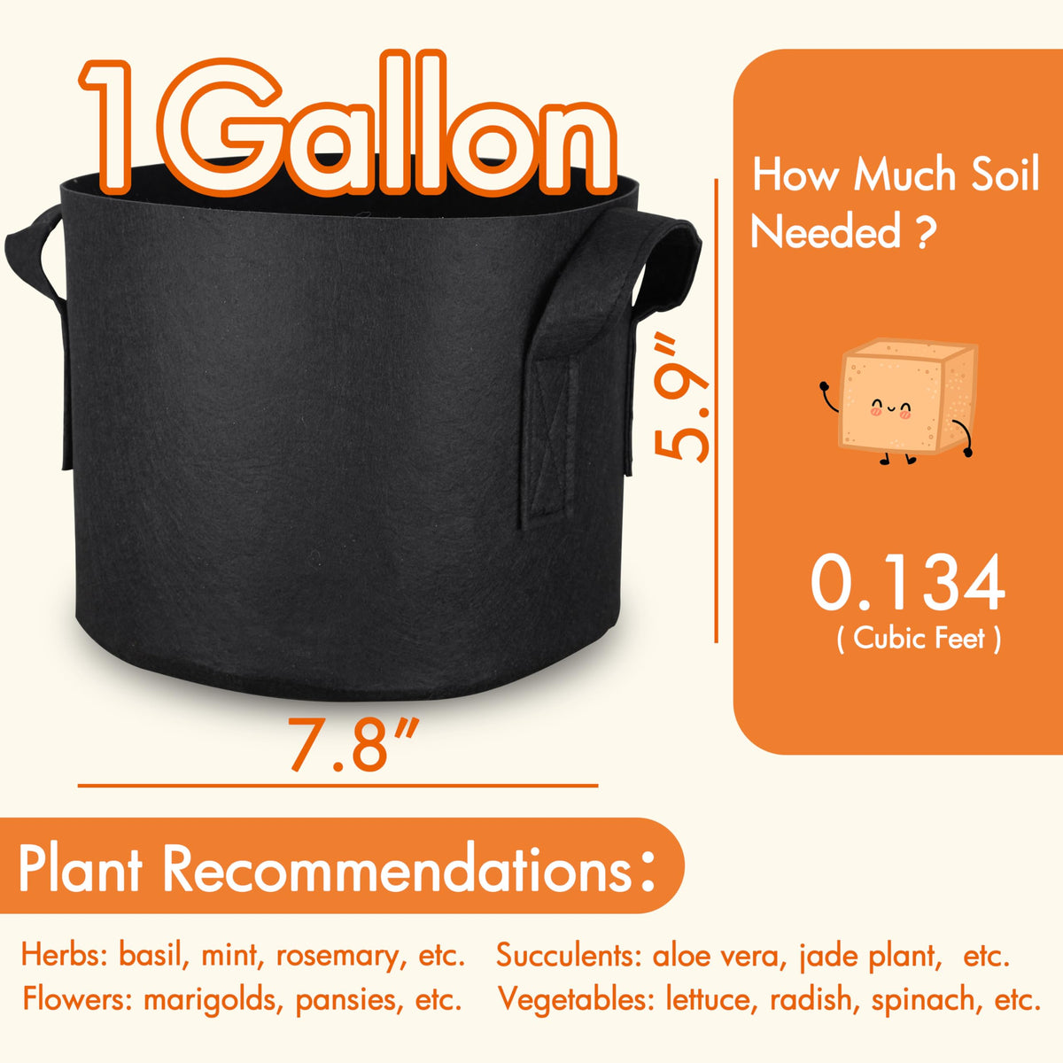 Gardzen container gardening setup using grow bags for flexible placement