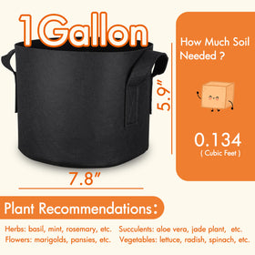Gardzen container gardening setup using grow bags for flexible placement