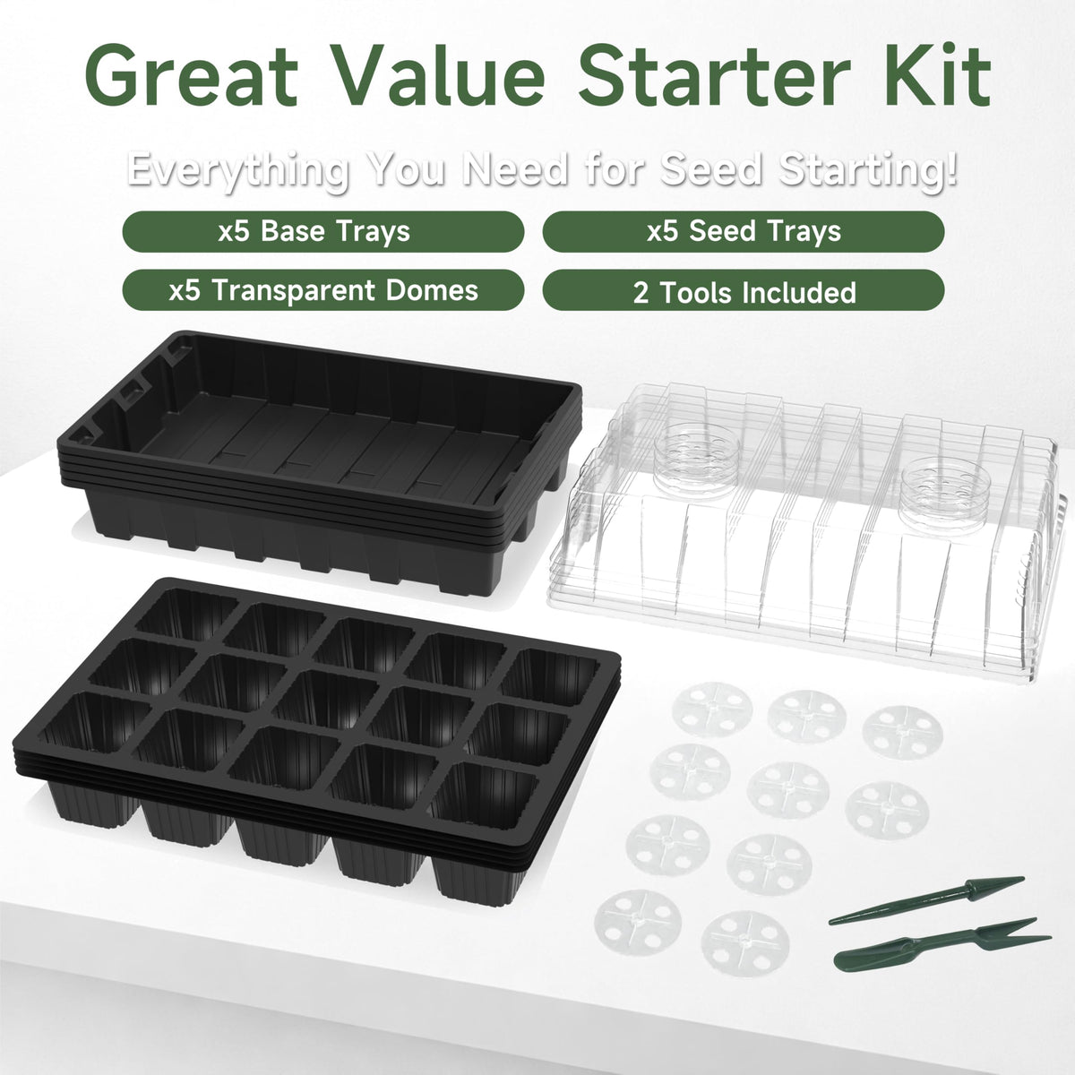 Gardzen drain hole prevents overwatering during germination