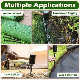 Gardzen durable plastic anchors resist rust while staying reusable for projects.