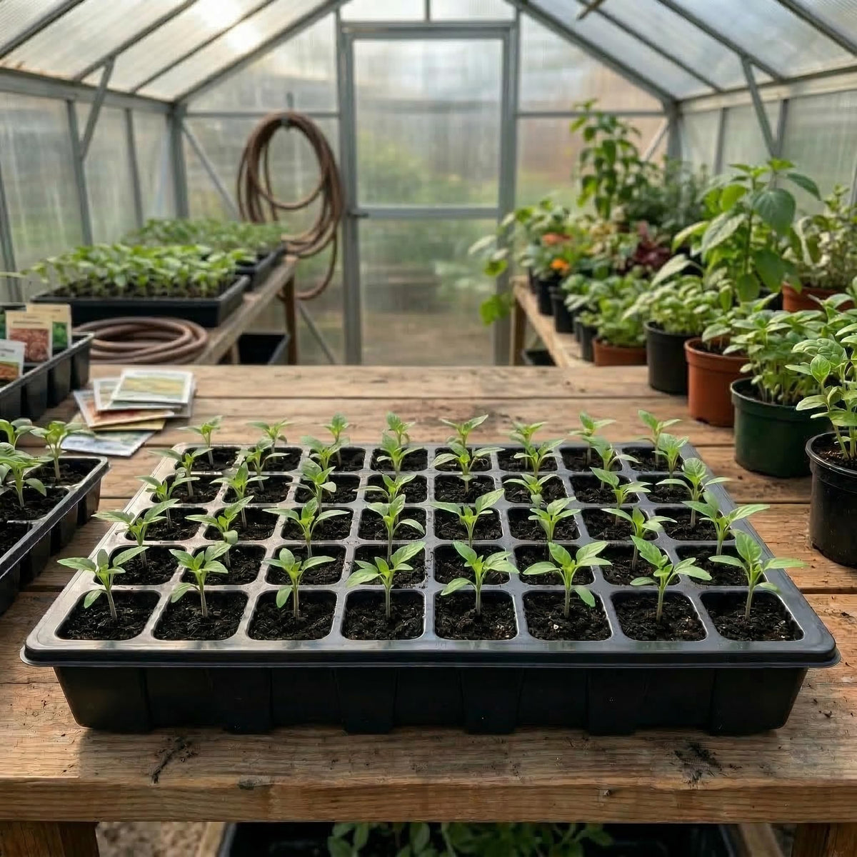 Gardzen durable plastic seed tray built for long-lasting use