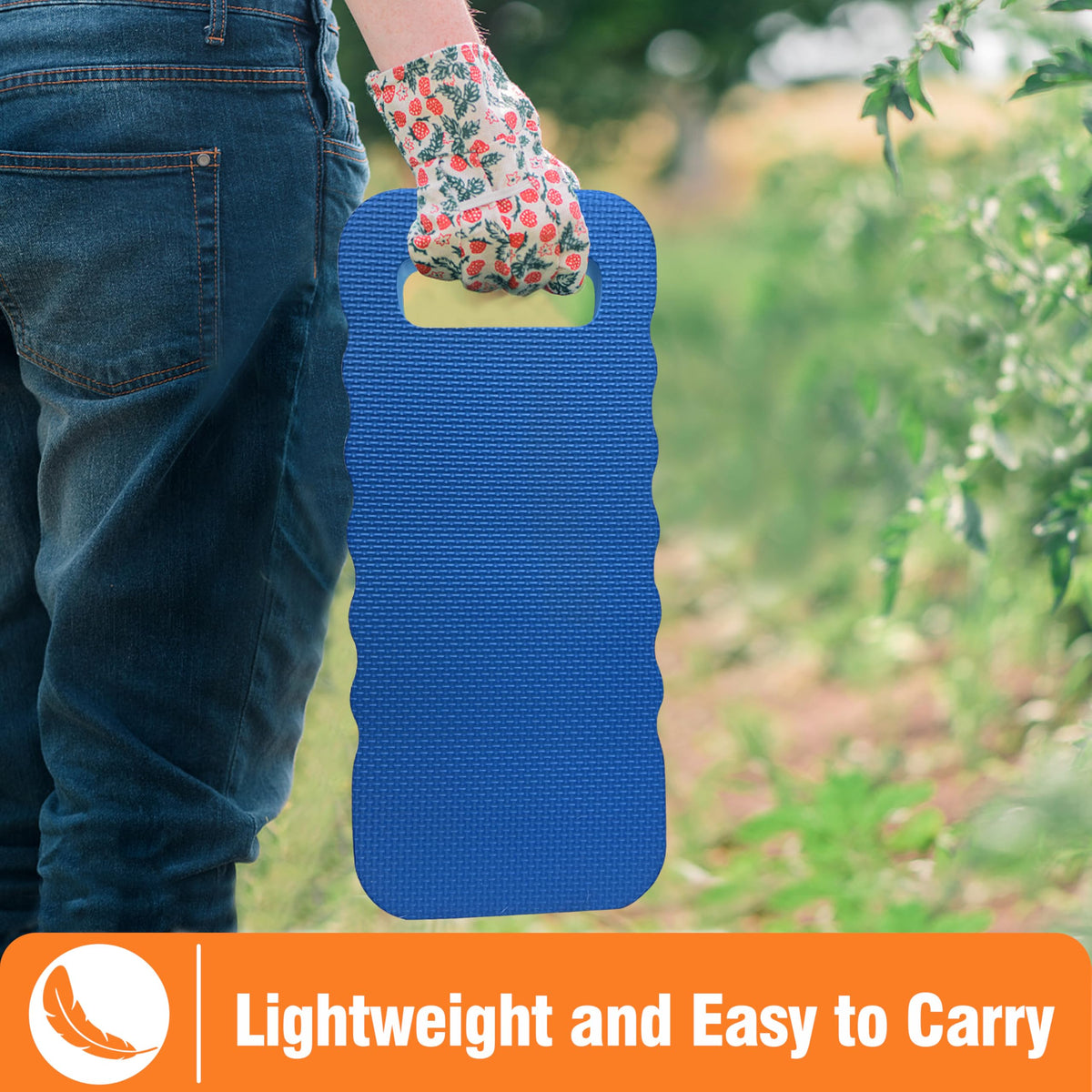 Gardzen kneeling pad waterproof outer shell protects from damp ground