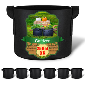 Gardzen grow bag with handles offers easy transport for setup.