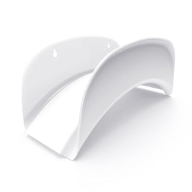 Gardzen heavy-duty hose hanger on wall mount showing sturdy powder-coated metal for outdoor use