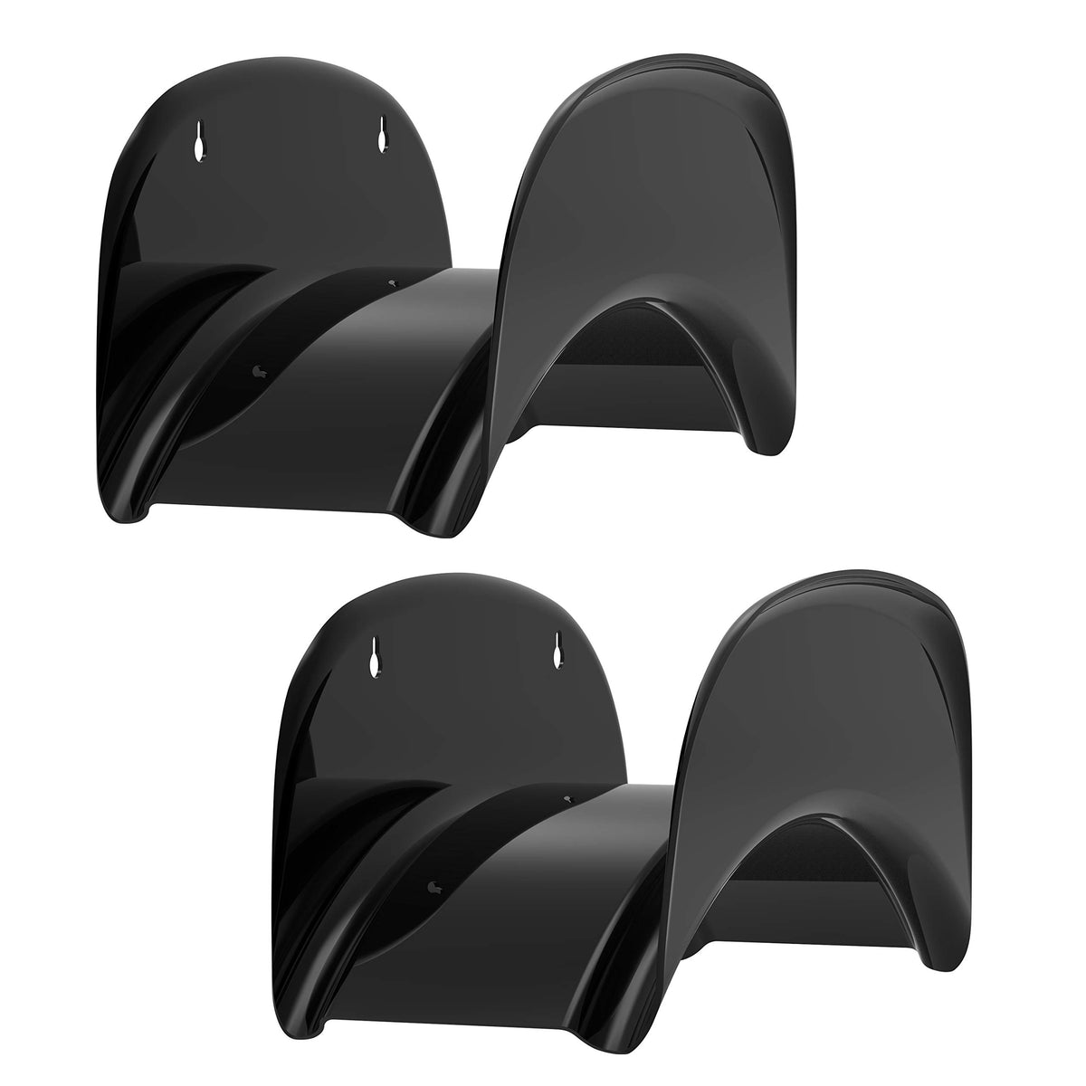 Gardzen hose hanger wall mount keeps an outdoor hose neatly organized.