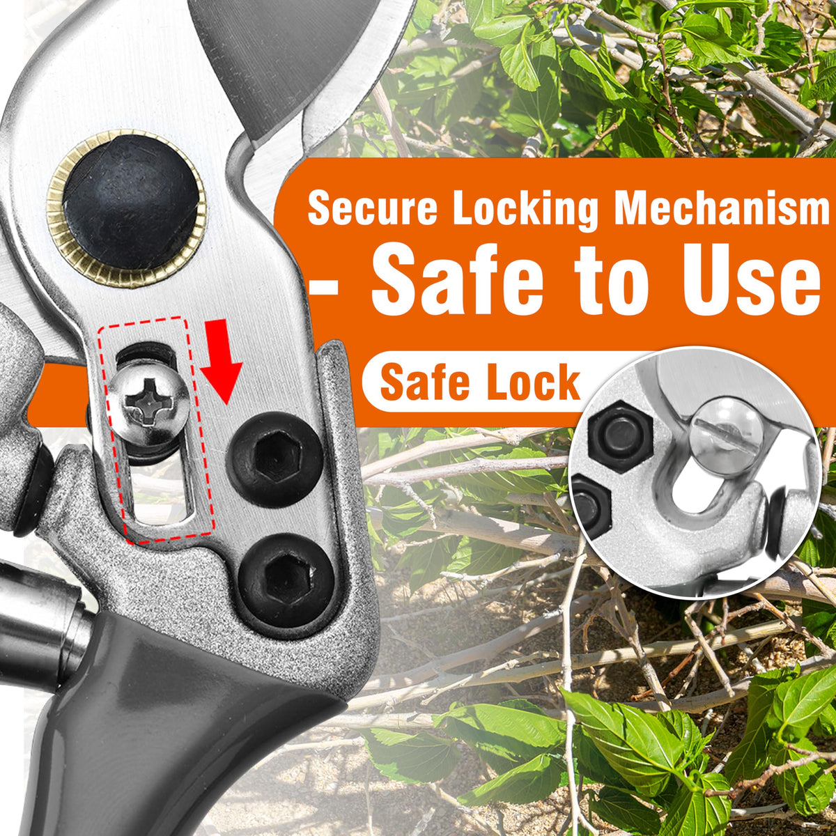 Gardzen precise-cut capability makes quick work of pruning tasks